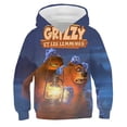 thumbnail image 4 of Nueva ropa para niños, sudadera con capucha con estampado de dibujos animados de Grizzy y los Lemmings, sudaderas con capucha de otoño para niños y niñas, jersey de manga larga, tops casuales con capu, 4 of 5