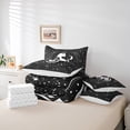 thumbnail image 6 of Homewish Abstract Cat 7-Piece Twin Bedding Sets,Boho Bohemain Style Bedding Comforter Set,Galaxy Starry Sky Sheet Sets For Girls Boys,Ultra Soft Home Decor, 6 of 8