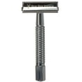 Van der Hagen Traditional Safety Razor Kit, Chrome Silver, for All Skin Types, 5 Count (Men