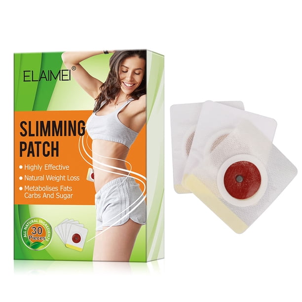 Elaimei Slimming Patch Weight Loss Sticker Abdominal Fat Burning Patch For Beer Belly Buckets Waist Walmart Com