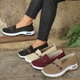 thumbnail image 5 of Zapatos Ortopedicos para Mujer, Women's Woven Orthopedic Breathable Soft Sole Shoes, Go Walking Slip On Casual Comfortable Diabetic Sneaker, 5 of 6