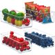 thumbnail image 1 of Juego de 4 organizadores para frigorífico, caja de almacenamiento apilable, pequeños contenedores organizadores para frigorífico con asas para cocina, congelador y despensa, 1 of 4