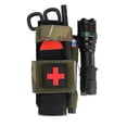 thumbnail image 2 of Botiquín de primeros auxilios táctico, puede combinar con torniquete para gatos, bolsa/cinturón táctico Molle, regalo Ideal para primeros auxilios, acampada y senderismo, 2 of 5
