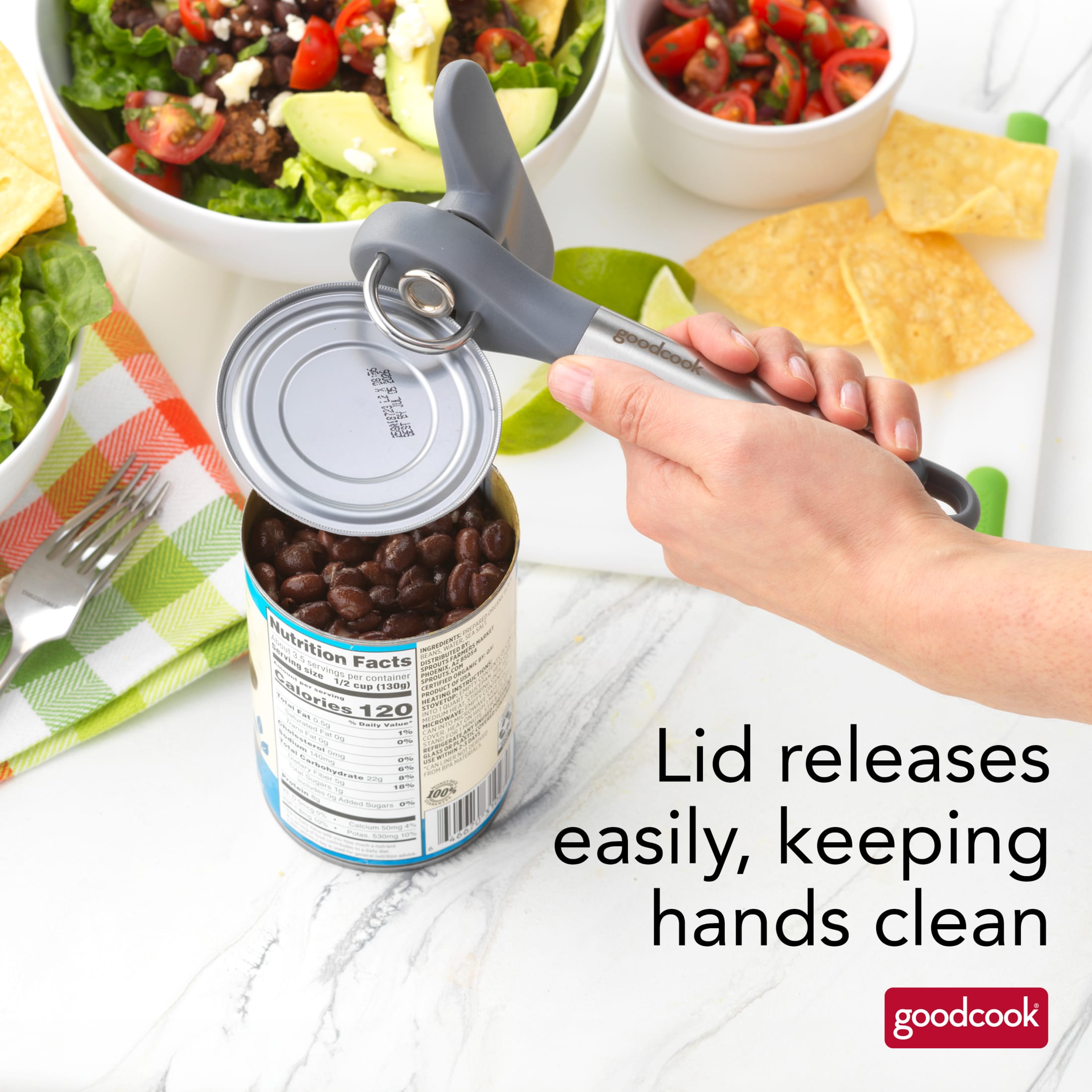 GoodCook Pro Safe-Cut Manual Can Opener, Stainless Steel photo 4