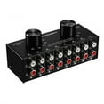 thumbnail image 1 of LINEPAUAIO 6x2 RCA Audio Signal Switcher - Bidirectional Signal Selector with High-Quality Metal Housing for Multiple Audio Sources and Outputs, 1 of 7