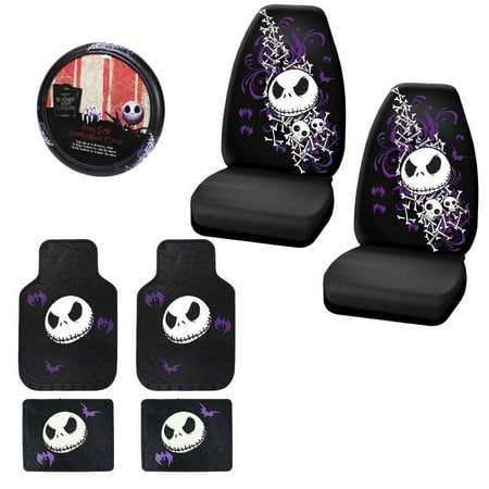 Nightmare Before Christmas 2 Front Vinyl Floor Mats And 2 Rear