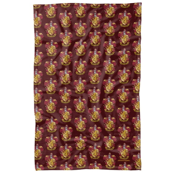 Harry Potter Gryffindor Crest Fleece Blanket 36' x 58',Gryffindor Crest