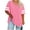 Meichang4--Pink--Plus Size Tops for Women, variant on Meichang Women's Plus Size T Shirts Short Sleeve V Neck Basic Tees Loose Fit Casual Tunic Tops Summer Savings Clothes for Women Sales Clearance