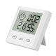 thumbnail image 3 of Digital Indoor Hygrometer Thermometer With Time Display,Accurate Temperature Humidity Monitor Meter For Home,Office,Nursing Room,Greenhouse,Warehouse, 3 of 5