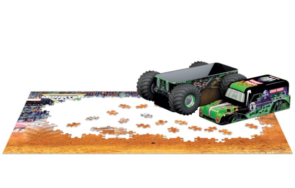 thumbnail image 3 of Grave Digger Shaped Tin 550 PC Puzzle, 3 of 5