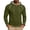 Army Green, variant on Men's Contrast-Stitch Raglan Lined Hoodie with Corded Hood, Long-Sleeve Fleece Pullover for Weekend Getaways Yellow XXXL
