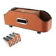 thumbnail image 4 of Organizador para asiento trasero de coche con 2 portavasos, soporte para pañuelos y ganchos, bolsa multifuncional para juguetes, aperitivos y artículos esenciales de viaje, ideal para viajes, 4 of 7
