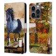 thumbnail image 1 of Head Case Designs Officially Licensed Simone Gatterwe Horses On The Lake Leather Book Wallet Case Cover Compatible with Apple iPhone 14 Pro, 1 of 6