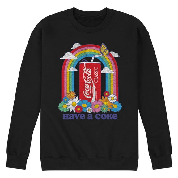 Coca-Cola - Have A Coke Rainbow - Men's Crew Neck Fleece Pullover