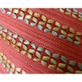 thumbnail image 2 of Plutus Tied Rows Handmade Throw Pillow, (22" x 22"), 2 of 2