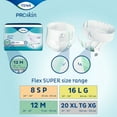 thumbnail image 5 of TENA ProSkin Flex Super Adult Incontinence Belted Undergarment Sz 20 Heavy Absorbency Breathable, 67807, 57, 90 Ct, 5 of 10