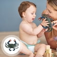 thumbnail image 5 of 1PC Desktop Ornament Green Crab Adornment Simulation Ocean Animal Model, 5 of 5