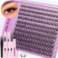 thumbnail image 2 of Kit de extensión de pestañas ALICE Natural Lash Clusters C Curl, 2 of 9