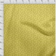 thumbnail image 4 of oneOone Georgette Viscose Yellow Fabric Conversational Moustache Craft Projects Decor Fabric Printed By The Yard 42 Inch Wide, 4 of 4