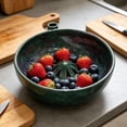 thumbnail image 6 of Pod Pottery Berry Bowl, Berry Washing Bowl with Drain Holes & Center Cone for Fruits and Vegetables, 6 of 7