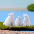 thumbnail image 5 of Figura decorativa de oso polar en miniatura con forma de oso polar, minianimales, 10 unidades, 5 of 5