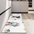 thumbnail image 4 of Cartoon Corgi Dog and Footprints Kitchen Rug Mat,Kitchen Runner Rugs Non Skid Washable,Decorative Kitchen Floor Mats for Kitchen,Sink,Laundry,17"X47", 4 of 5