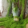 thumbnail image 3 of Musgo verde artificial de 30/100 g para manualidades, plantas de interior, jardines de hadas, centros de mesa, peceras, micropaisajes, musgo artificial decorativo., 3 of 8