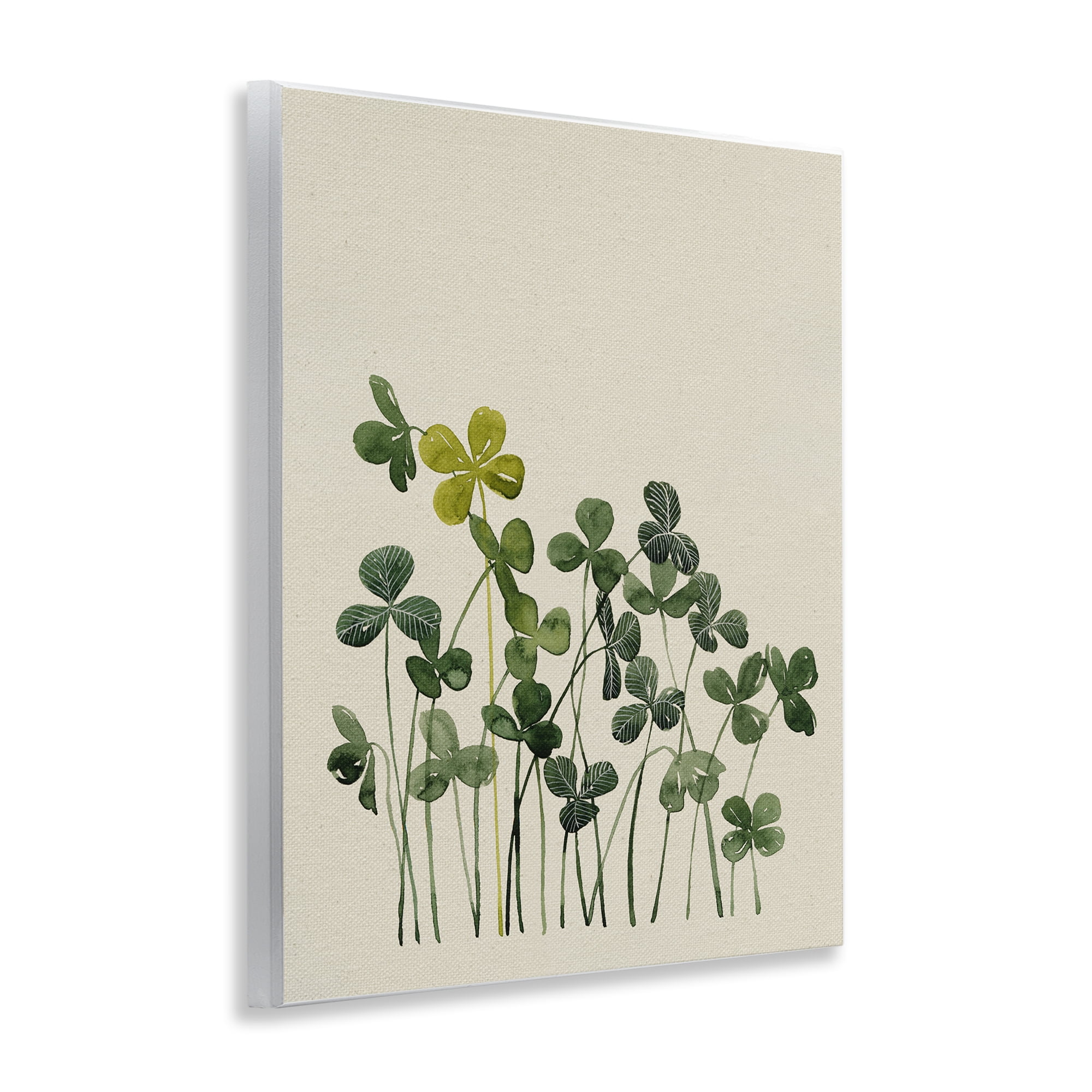 Hidden Gems Clovers Wall Plaque Art, design by Grace Popp
