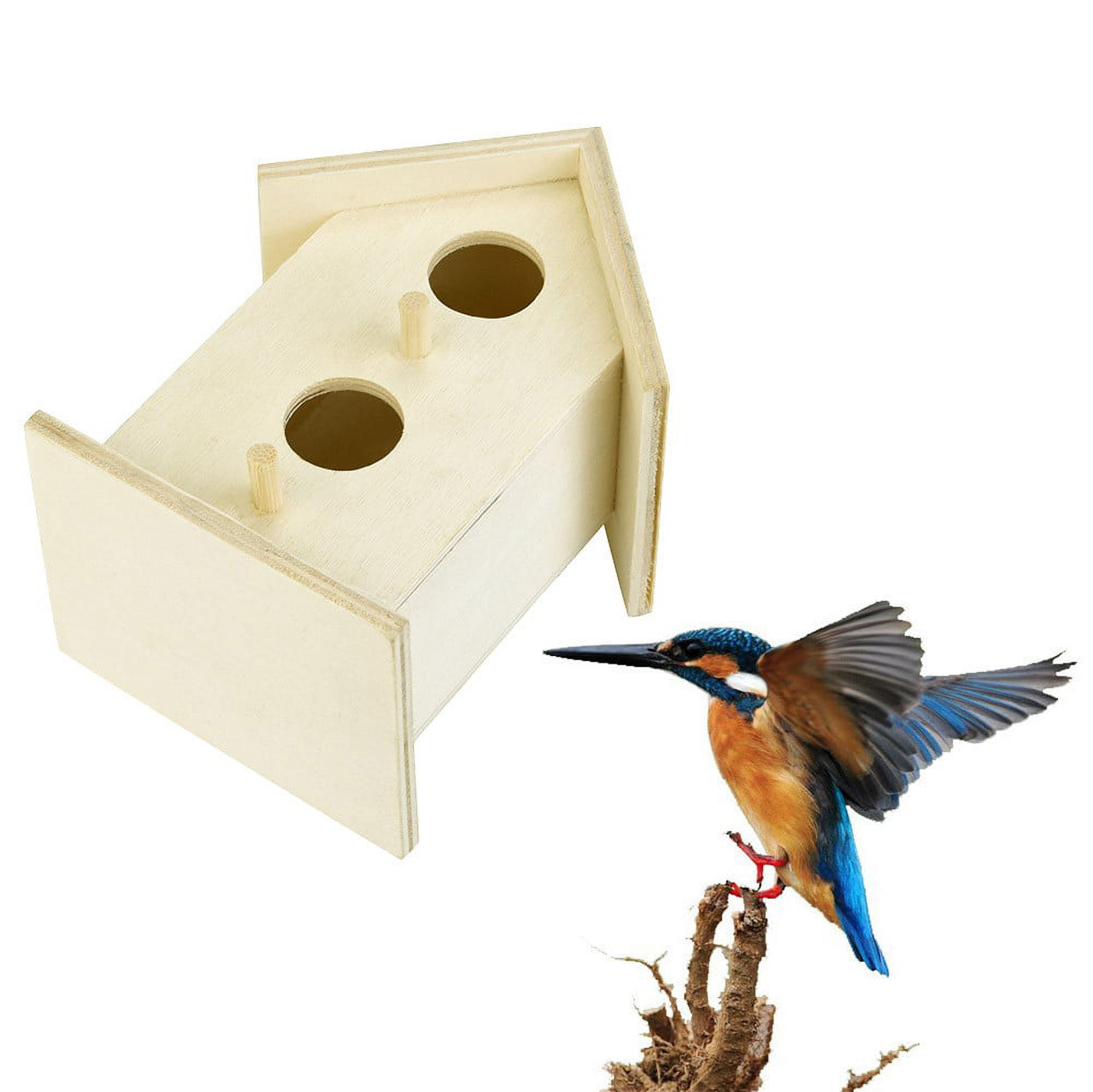 Dongrere Bird Houses for Outside, Hummingbird Feeders for Outdoors, Garden Wooden