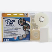 5 Window Shrink film Kit + Foam Tape + Outlet Seals | Polar Bear Weather Stipping - 1050SPB Ultimate Value Kit