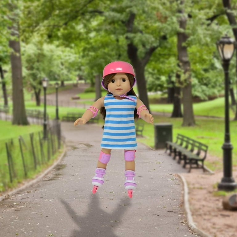 American girl roller store skating outfit