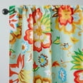 thumbnail image 4 of Modern Floral Blackout Curtains 84-Inch Length 2 Panels, Cute Colorful Flowers Boho Farmhouse Window Curtain Panels for Bedroom Living Room Dining Room Kitchen, Tribal Hippie Panels & Drapes, 4 of 6