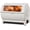White, variant on NutriChef Horizontal Rotating Shawarma Oven – 22.4 Qt Rotisserie & Kebab Machine with 6 Skewers, 3-Hour Timer for Chicken, Turkey & Lamb (Black)
