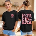 thumbnail image 2 of Shadoumai Blouses for Baby Girl Graphic T-Shirts Crewneck Shirt Short Sleeve T Shirts Soft Vacation Tops T-Shirts Toddler To Big Kid, 2 of 4