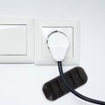 thumbnail image 2 of Wire Clip Power Cord Holder 10 Pcs Clamp Charging Organizer Pick up Cable Clips for Wall, 2 of 6