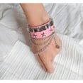 thumbnail image 3 of YooGuoGuo Cuff Bracelet Rock Punk Y2K Retro Hip Hop Street Stars Chain Small Bell Riveted PU Leather Attitude Personality, 3 of 7