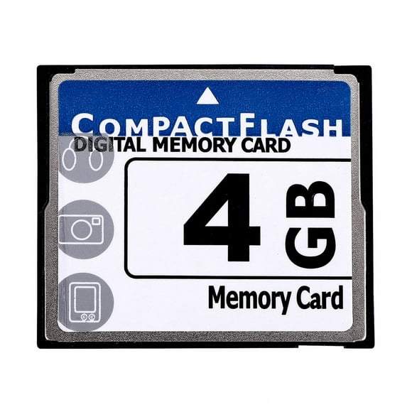 Carte Mémoire Flash Compacte Professionnelle 4 Go (Blanc&Bleu)