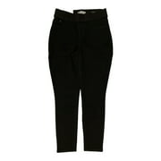 Nine West Women's Skinny Fit Heidi Pull-on Crop Legging (Black Rinse, 4)