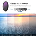 thumbnail image 2 of Filtro ND variable NEEWER HD True Colors 52 mm ND2-512, 2 of 9