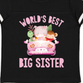 thumbnail image 4 of Inktastic Big Sister Pink Safari Animals Girls Toddler T-Shirt, 4 of 5