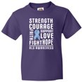 thumbnail image 3 of Inktastic ALS Awareness Strength Courage Support Youth T-Shirt, 3 of 5