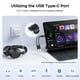 thumbnail image 2 of Divisor magnético USB C UGREEN de 1 entrada y 2 salidas con cargador PD de 60 W, 2 of 8