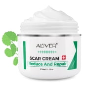 ALIVER Scar Cream, Stretch Marks Remover, Ideal for Acne, C-Section, Burns, Surgical Scars Treatment, Effective for Old and New Scars, 1.7 oz