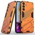 thumbnail image 4 of Compatible For Samsung Galaxy M15 5G Case PC+TPU Drop-proof Phone Cover with Folding Kickstand Orange, 4 of 5