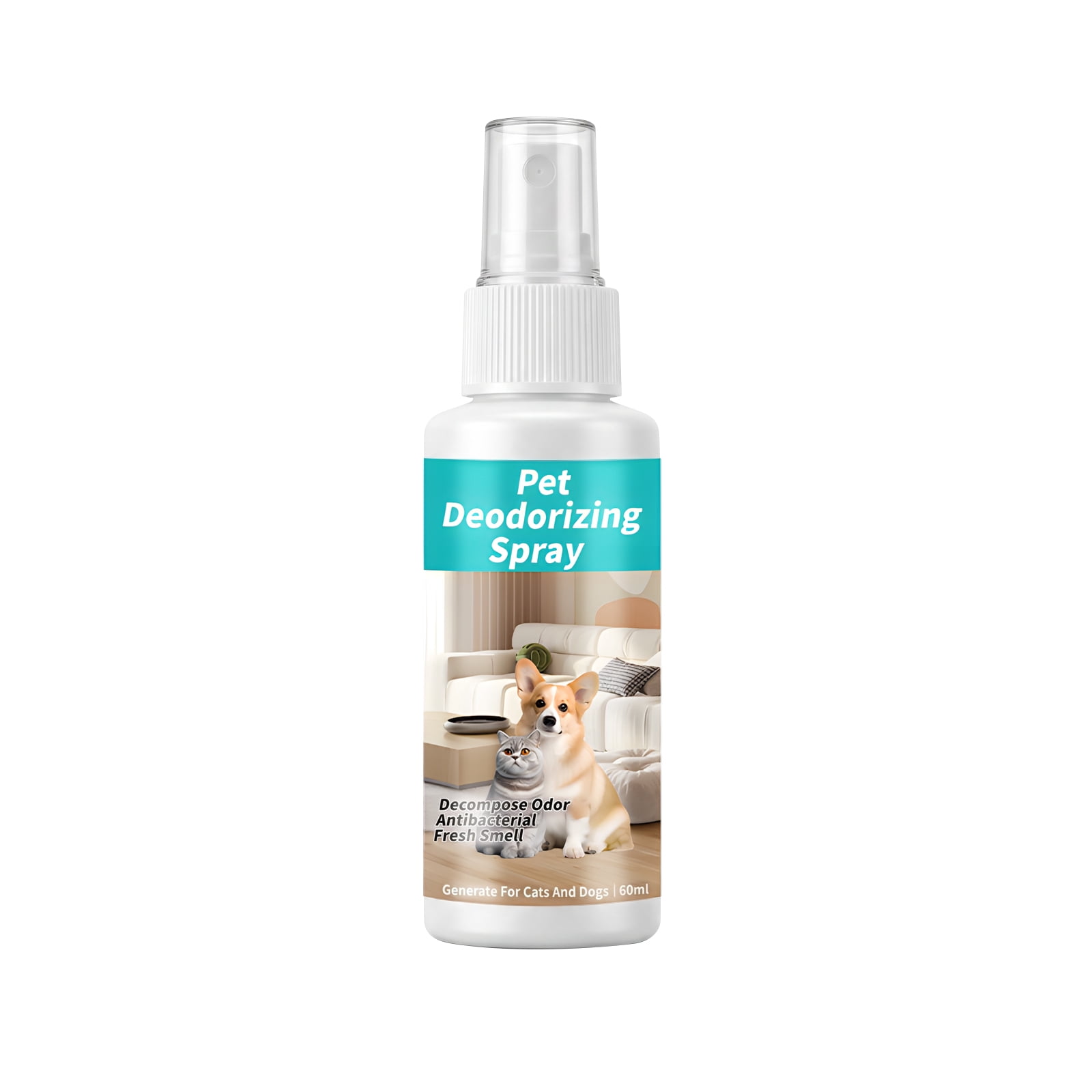 Pet Teeth Cleaning Finger Wipes, Eye Wipes, Paw Cleaner Foam, Ear Drops, Deodorizing Spray, Pet Glove Wipes Kit for Dogs & Cats