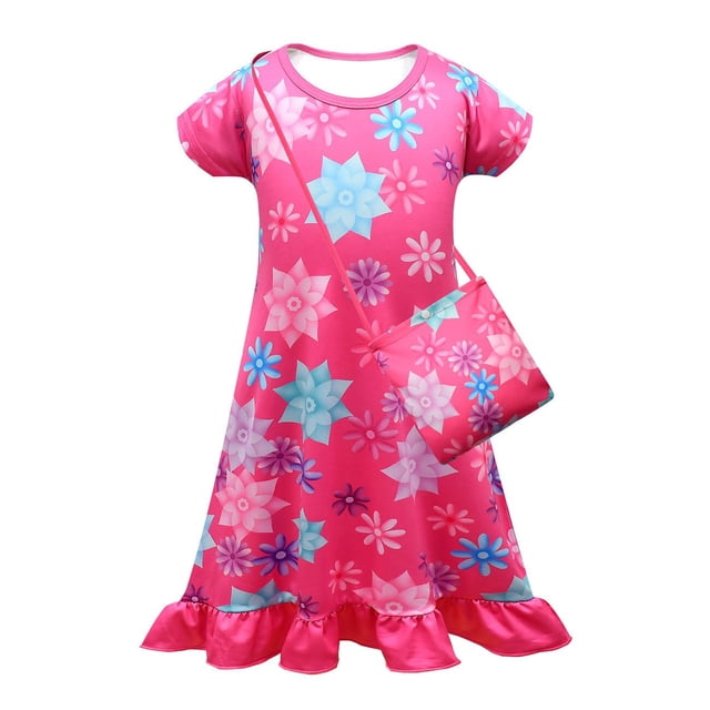 Disfraz de princesa de Disney para niñas, disfraz de hoja de loto Floral para niños, vestido de cumpleaños y Carnaval zhangmengya unisex