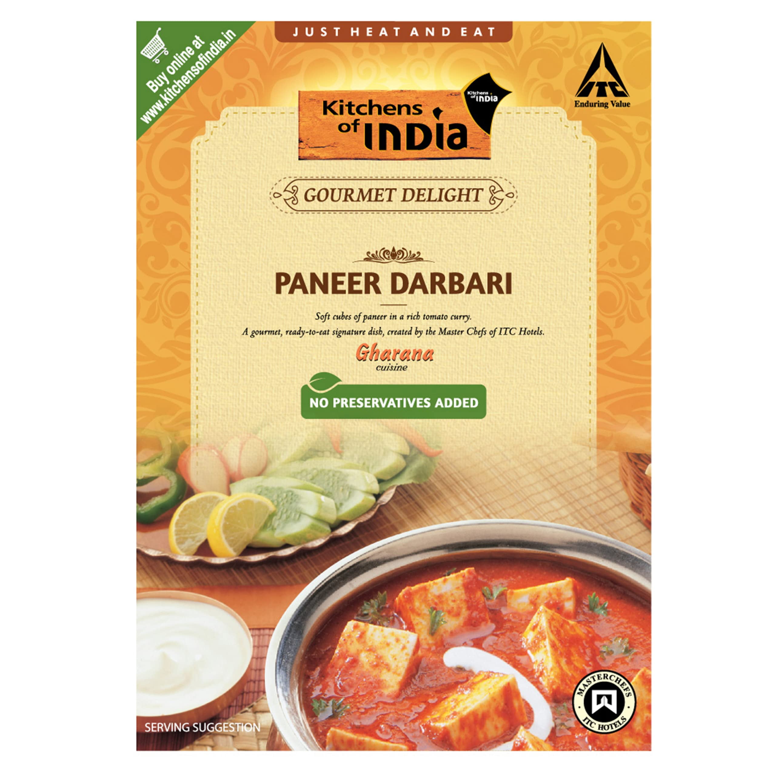 Kitchens of India Paneer Darbari, ITC Ready to Eat Indian Dish, Just