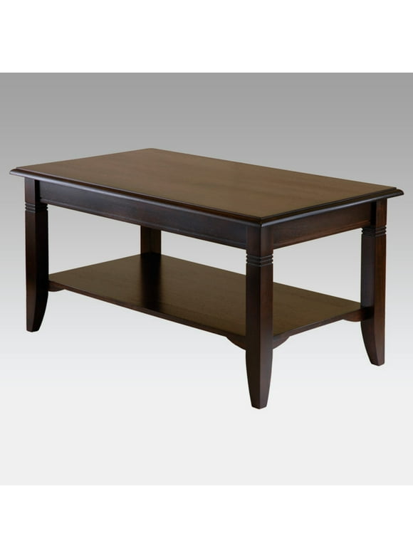 Winsome Wood Nolan Coffee Table, Cappuccino Finish