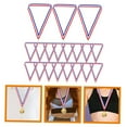 thumbnail image 3 of PBPBOX 30Pcs Assorted Color Medal Neck Ribbons with Snap Clips for Sports Awards and Decoration, 3 of 8