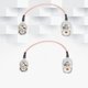 thumbnail image 5 of Conjunto de Cable coaxial NikouMX 2 piezas Cable de puente M hembra a BNC macho, 5 of 8